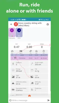 SportUpGPS & run, walk, bike android App screenshot 1